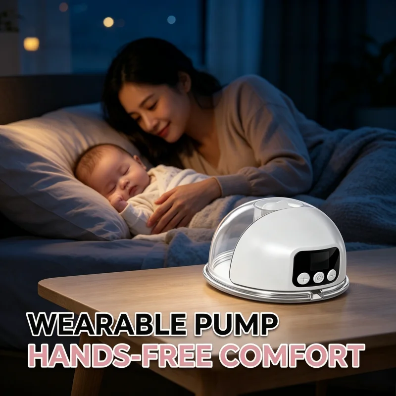 Hands Free Portable Electric Breast Pump Silent Wearable Milk Collector BPA Free Lightweight EasyClean Compact forTravel Feeding
Hands Free Portable Electric Breast Pump Silent Wearable Milk Collector BPA Free Lightweight EasyClean Compact forTravel Feeding