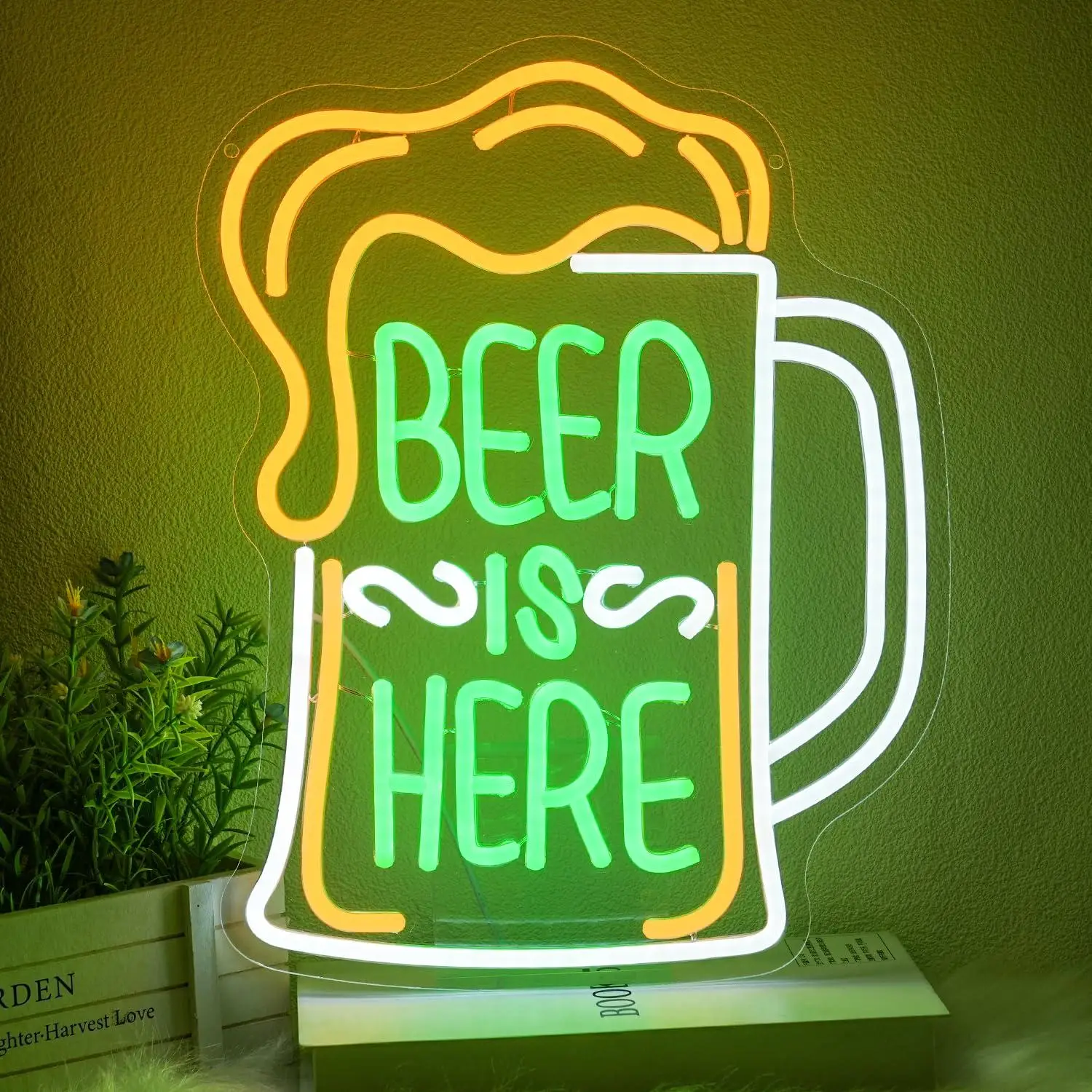 Beer Is Here Neon Sign Beer USB Dimmable LED Neon Lights for Bar Kitchen Shop Man Cave Nightclub Decoration Business Bar Signs
Beer Is Here Neon Sign Beer USB Dimmable LED Neon Lights for Bar Kitchen Shop Man Cave Nightclub Decoration Business Bar Signs