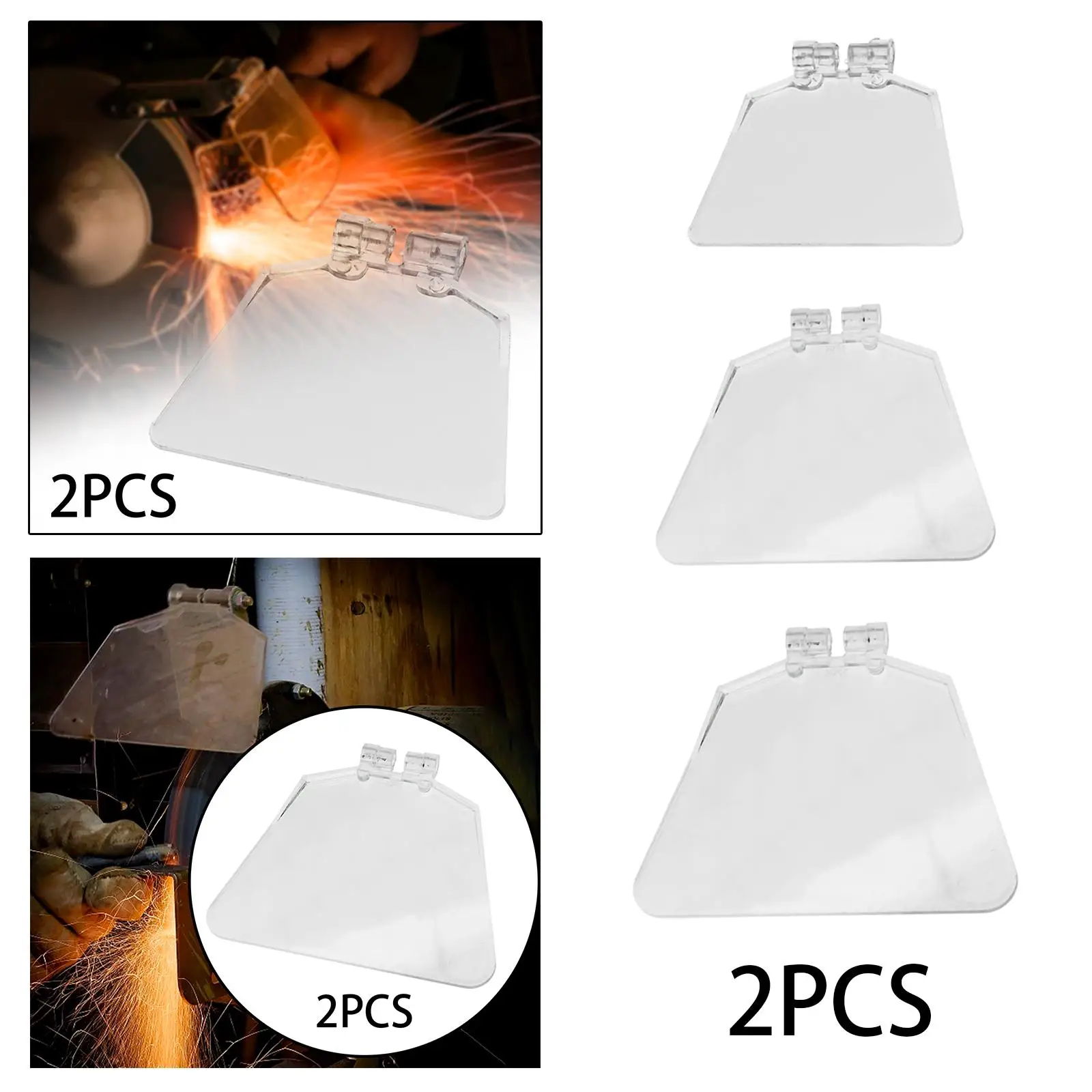Bench Grinder Eye Shield Portable Sturdy Transparent for Cutting Gas Welding Soldering Argon ARC Welding Construction Site
Bench Grinder Eye Shield Portable Sturdy Transparent for Cutting Gas Welding Soldering Argon ARC Welding Construction Site