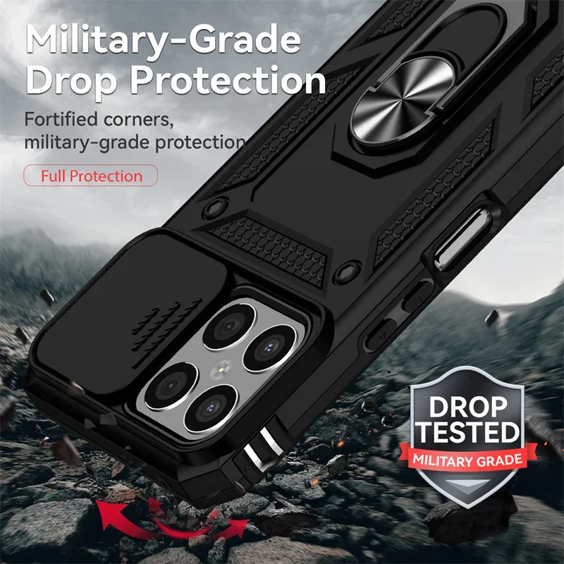 For Huawei Honor X8 4G Case Ring Holder Armor Shockproof Split Back Card Coque For Honor X8 4G Slide Lens Protect Phone Cover
For Huawei Honor X8 4G Case Ring Holder Armor Shockproof Split Back Card Coque For Honor X8 4G Slide Lens Protect Phone Cover