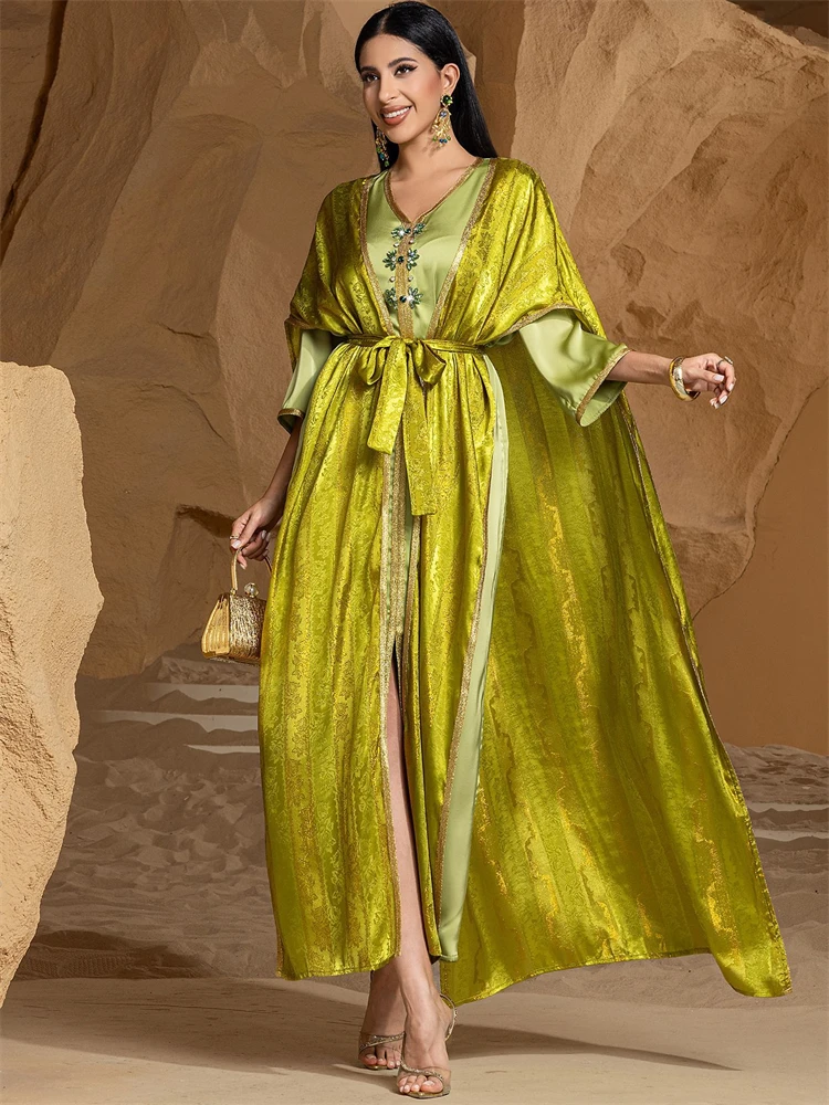 Ramadan 2 Piece Abaya Damen Dubai Luxury Kaftan Modest Dress Sets Abayas For Muslim Women Clothing Islam Robe Femme Musulmane
Ramadan 2 Piece Abaya Damen Dubai Luxury Kaftan Modest Dress Sets Abayas For Muslim Women Clothing Islam Robe Femme Musulmane