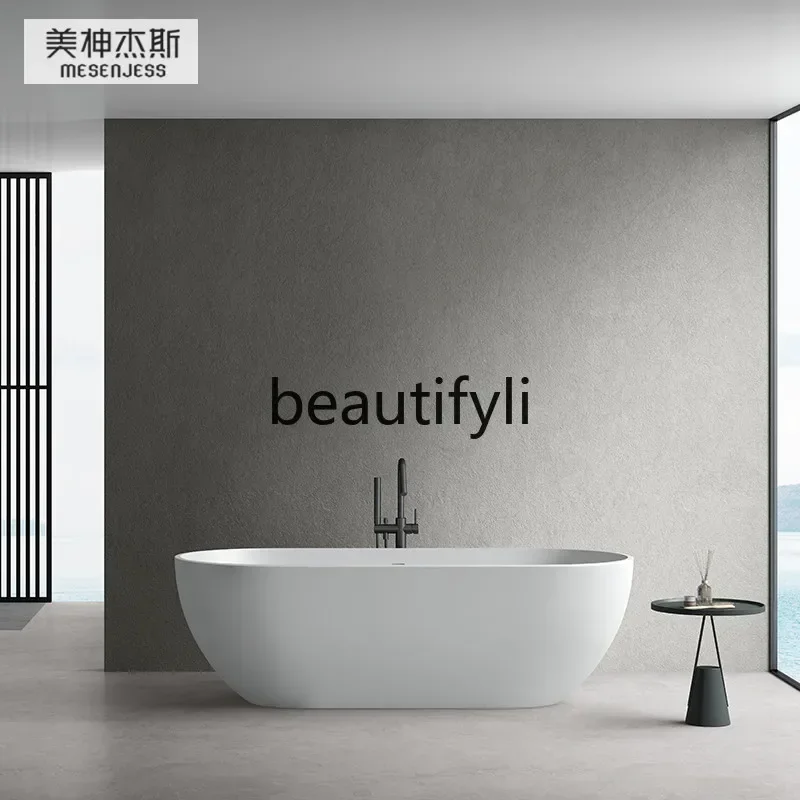 ssK178 ss25 Independent artificial stone bathtub Small apartment household Thin edge oval double bed and breakfast Bath customiz
ssK178 ss25 Independent artificial stone bathtub Small apartment household Thin edge oval double bed and breakfast Bath customiz