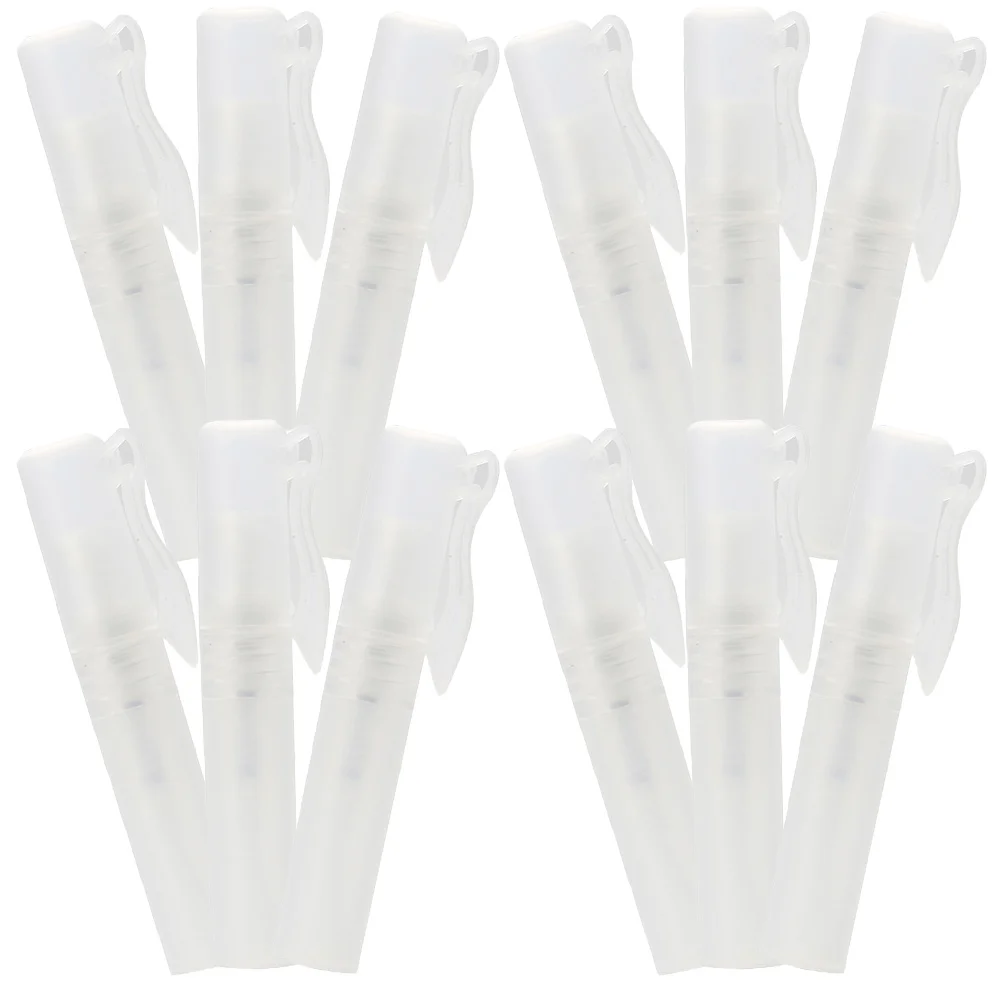 12Pcs Mini Spray Bottles Clear Portable Perfume Containers Travel Refillable Small Plastic Bottles for Perfume Lotion
12Pcs Mini Spray Bottles Clear Portable Perfume Containers Travel Refillable Small Plastic Bottles for Perfume Lotion