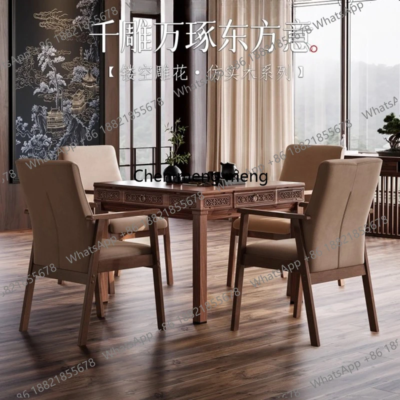 Nordic Creative Mahjong Table Modern Wooden Automatic Shuffling Roller Coaster Mahjong Dining Table 2-in-1 Home Furniture
Nordic Creative Mahjong Table Modern Wooden Automatic Shuffling Roller Coaster Mahjong Dining Table 2-in-1 Home Furniture