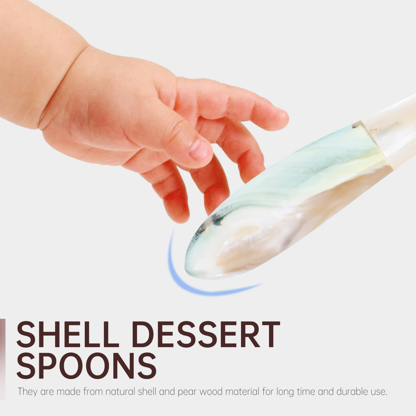2 Pcs Shell Coffee Spoon Safe Mixing Spoons Wooden Mixed Drink Ice Cream Scoop Cake Dessert
2 Pcs Shell Coffee Spoon Safe Mixing Spoons Wooden Mixed Drink Ice Cream Scoop Cake Dessert