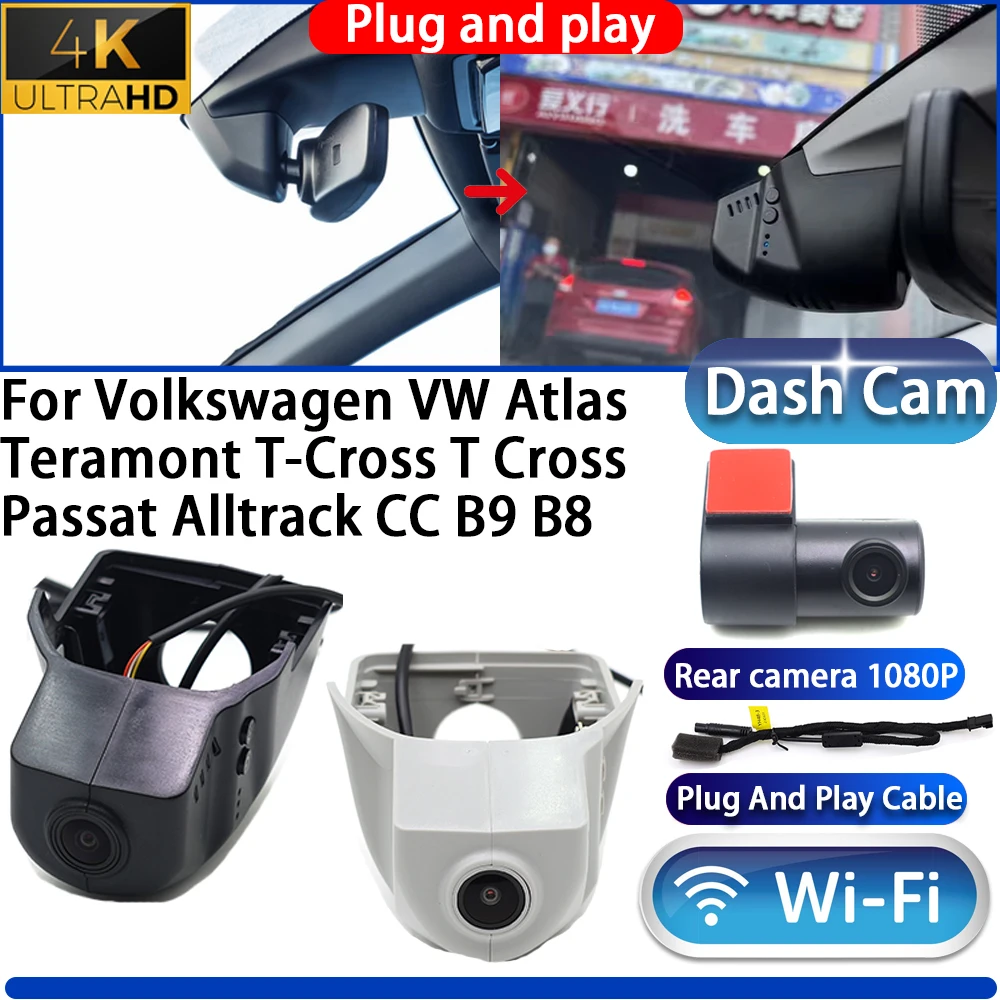 For Volkswagen VW Atlas Teramont T-Cross T Cross Passat Alltrack CC B9 B8 Dash Cam Camera DVR 4K Plug And Play Video Recorder
For Volkswagen VW Atlas Teramont T-Cross T Cross Passat Alltrack CC B9 B8 Dash Cam Camera DVR 4K Plug And Play Video Recorder