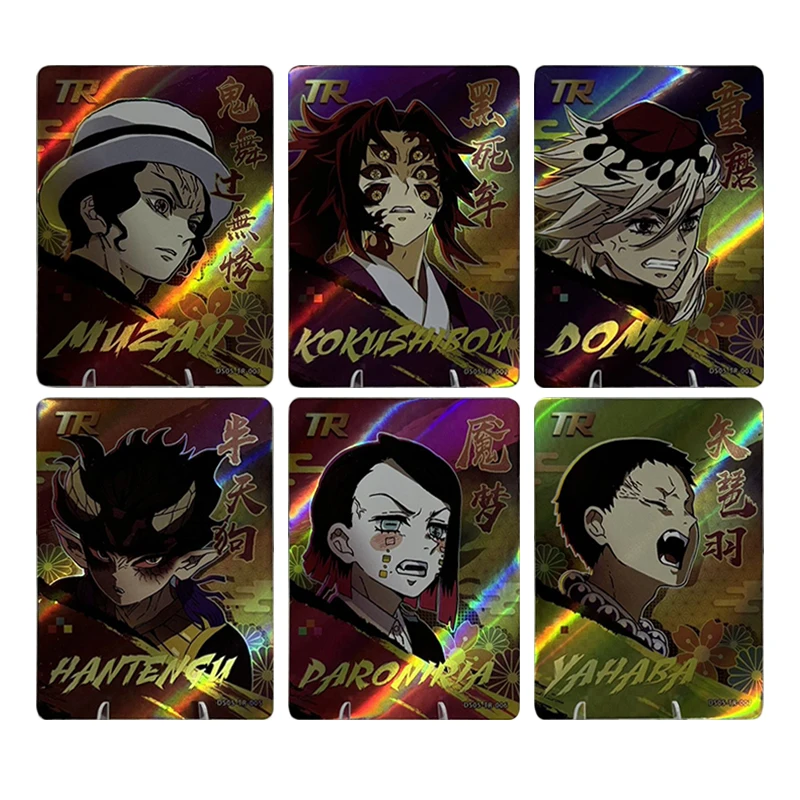 Аниме Demon Slayer Kibutsuji Muzan Himejima Gyomei Shinazugawa Sanemi Коллекционные карты Рождественские подарки на день рождения Детские игрушки
Аниме Demon Slayer Kibutsuji Muzan Himejima Gyomei Shinazugawa Sanemi Коллекционные карты Рождественские подарки на день рождения Детские игрушки