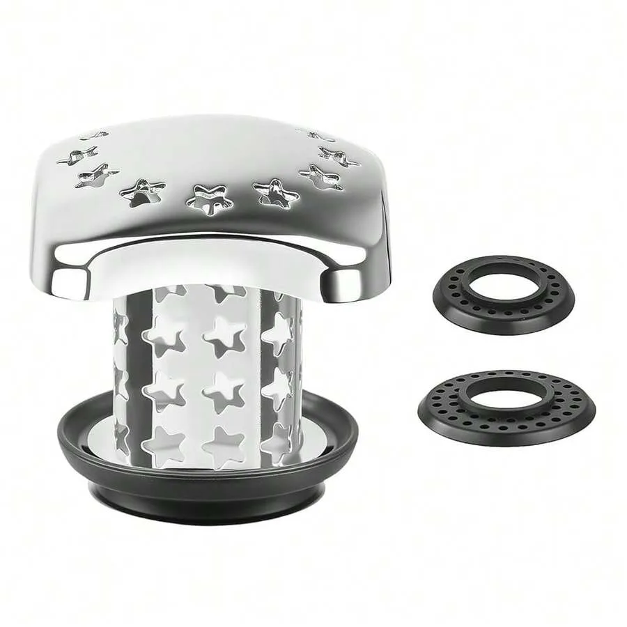 Bathtub Drain Hair Catcher Push Stopper, Stainless Steel Tub Drain Protector, Suitable For US Standard 1in-1.5in Diameter Of Dr
Bathtub Drain Hair Catcher Push Stopper, Stainless Steel Tub Drain Protector, Suitable For US Standard 1in-1.5in Diameter Of Dr