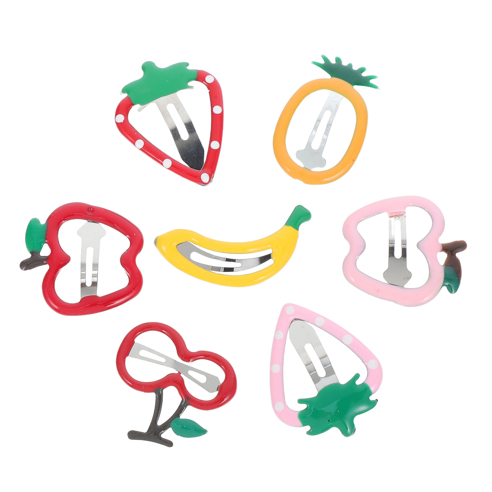 7pcs Hair Clips Colorful Fruit Shaped Accessories for Girls Durable Metal Barrettes Cute Toddler Pins Decorative Party
7pcs Hair Clips Colorful Fruit Shaped Accessories for Girls Durable Metal Barrettes Cute Toddler Pins Decorative Party