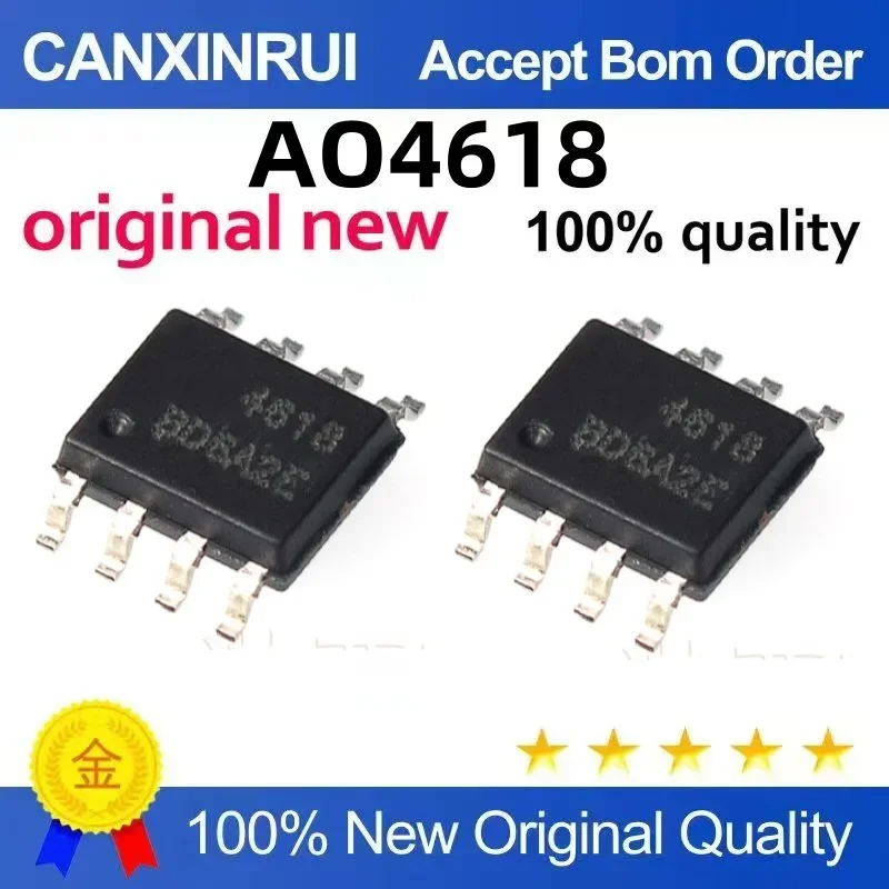 (5-100 pieces) Brand new original AOS patch 4618 AO4618 SOP-8 MOSFET
(5-100 pieces) Brand new original AOS patch 4618 AO4618 SOP-8 MOSFET