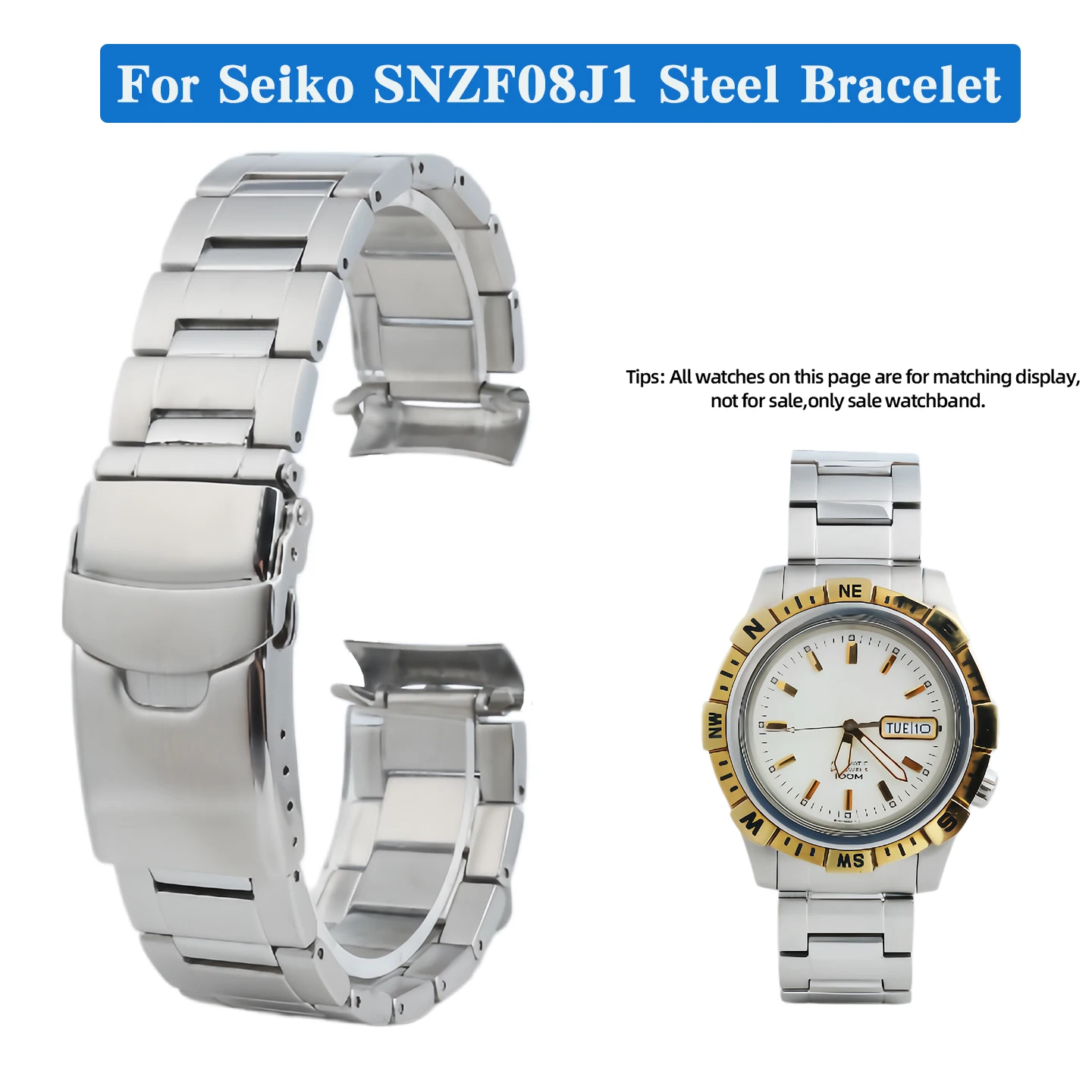 Solid Stainless Steel Strap For Seiko 42 Dial Metal Watch Band Seiko 5 Diver Watch Sports Replacement Bracelet 20mm Watch Chain
Solid Stainless Steel Strap For Seiko 42 Dial Metal Watch Band Seiko 5 Diver Watch Sports Replacement Bracelet 20mm Watch Chain