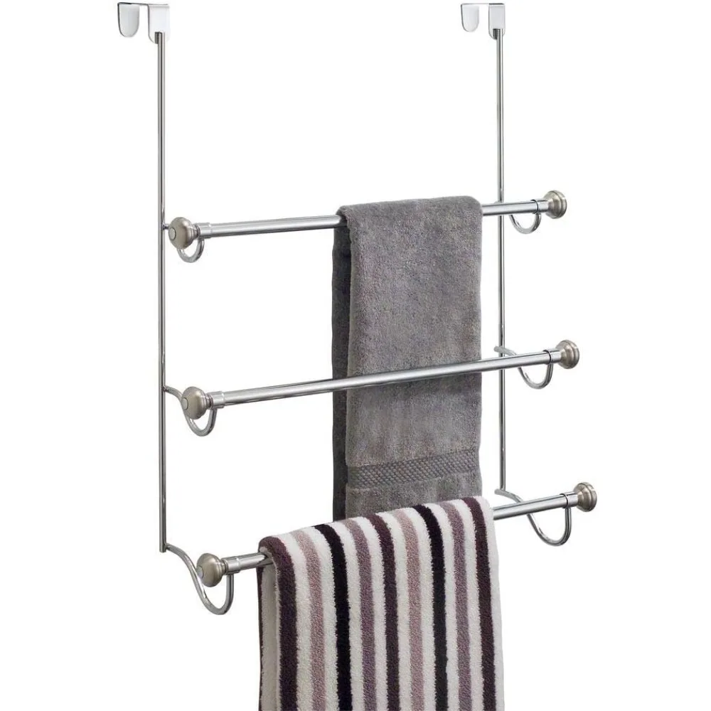 Over the Door Towel Rack 15 by 7 by 228 Inches Brushed Nickel Finish
Over the Door Towel Rack 15 by 7 by 228 Inches Brushed Nickel Finish