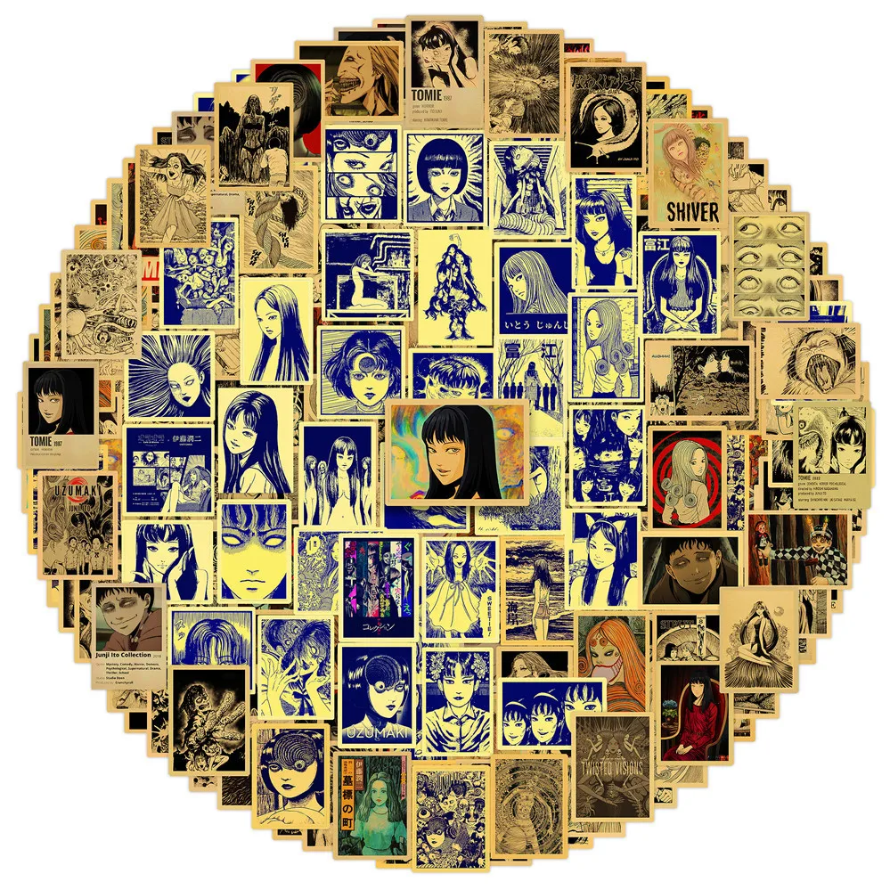 110Pcs Tomie Retro Poster Mini Stickers DIY Decor For Phone Notebook Journal Ornament Golden Memory Stickers Store
110Pcs Tomie Retro Poster Mini Stickers DIY Decor For Phone Notebook Journal Ornament Golden Memory Stickers Store