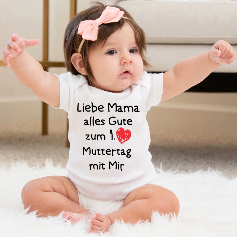 The First Mother's Day with Me Print Baby Bodysuit Boy Girl Clothes Infant Romper Newbron1st Mother's Day Outfits Baby Gift
The First Mother's Day with Me Print Baby Bodysuit Boy Girl Clothes Infant Romper Newbron1st Mother's Day Outfits Baby Gift