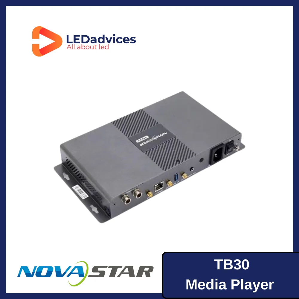 Novastar TB30 медиаплеер 650000 пикселей для полноцветного телефона, управление дисплеем, фиксированная установка, большой экран
Novastar TB30 медиаплеер 650000 пикселей для полноцветного телефона, управление дисплеем, фиксированная установка, большой экран