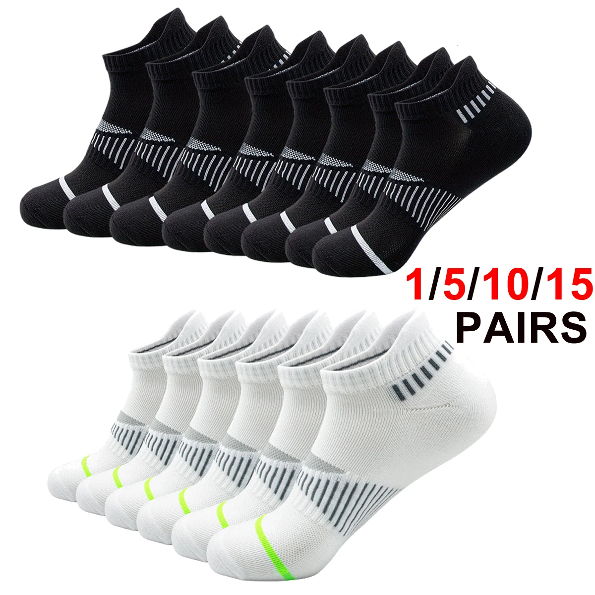 Men's 6-Pack Low Cut Ankle Socks Breathable Mesh Moisture Wicking Quick Dry for Gym Running Daily Casual Wear
Men's 6-Pack Low Cut Ankle Socks Breathable Mesh Moisture Wicking Quick Dry for Gym Running Daily Casual Wear
