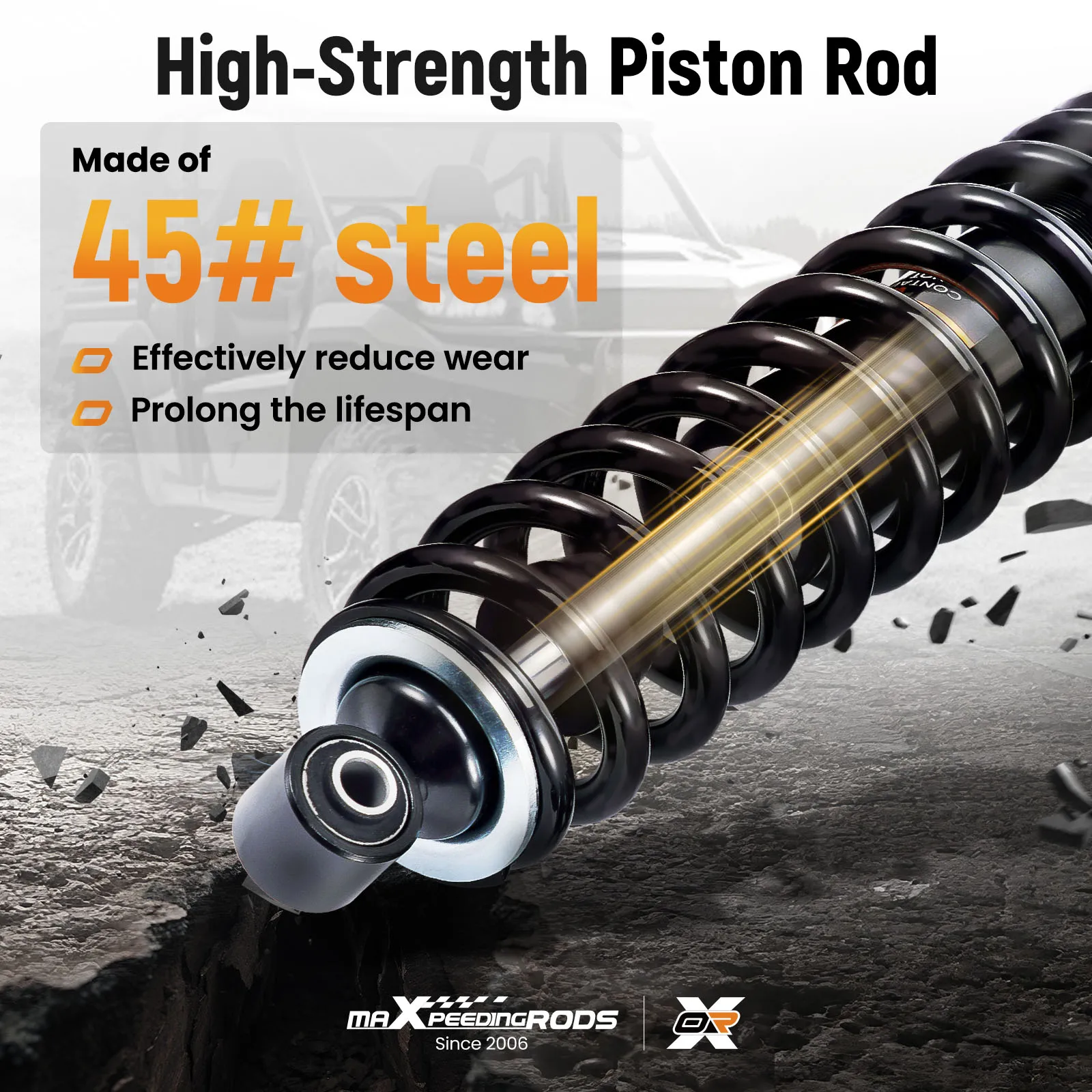 2pcs Rear + 1 Front Shocks Strut Absorber Kit for Honda Rancher 350 2000-2006
2pcs Rear + 1 Front Shocks Strut Absorber Kit for Honda Rancher 350 2000-2006