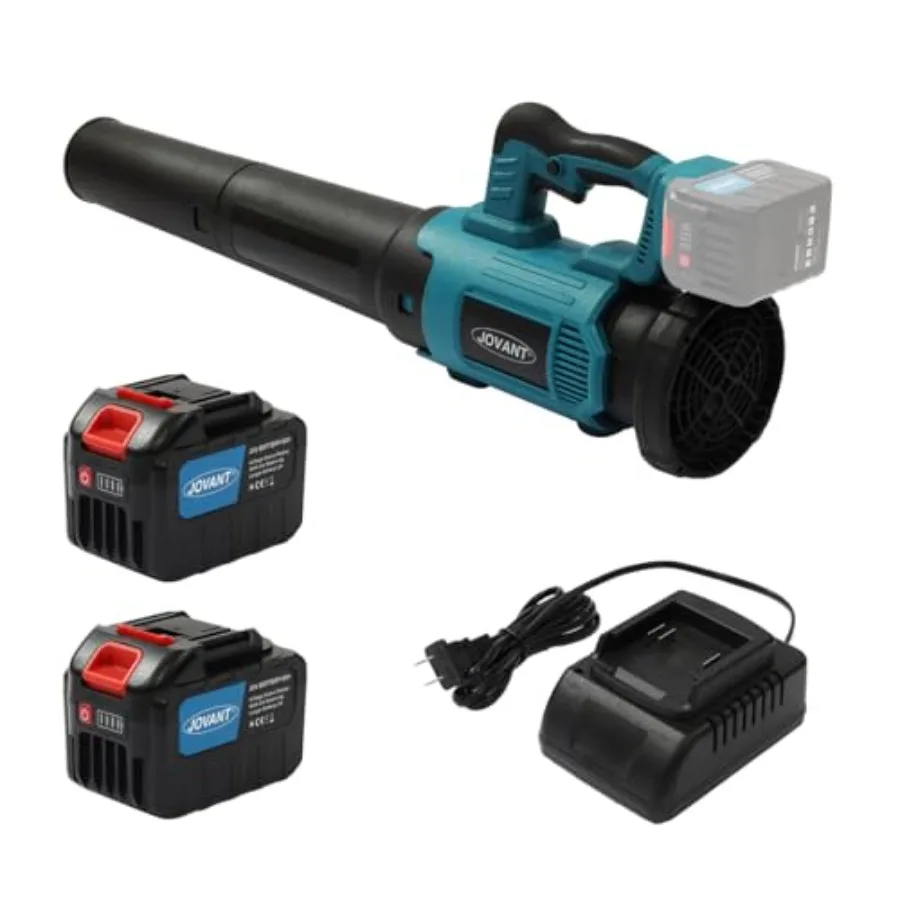 670CFM Leaf BlowerLeaf Blower Cordless W/20 MAX 2 * 6.0Ah Battery and Charger Power Electric Blower for Lawn Care
670CFM Leaf BlowerLeaf Blower Cordless W/20 MAX 2 * 6.0Ah Battery and Charger Power Electric Blower for Lawn Care