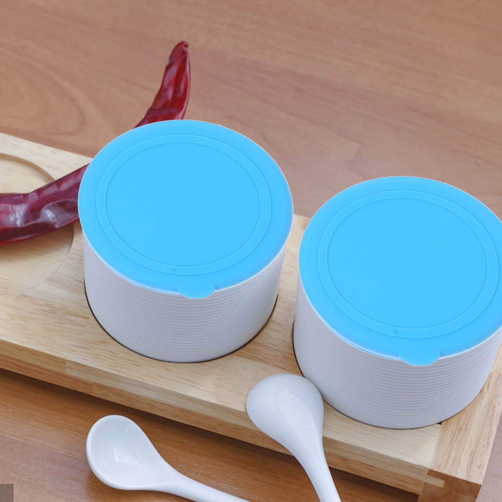 8Pcs Silicone Sauce Cup Lids Leakproof Covers for Small Dipping Bowls Kitchen Picnic Barbecue Sauce Cup Lids 
8Pcs Silicone Sauce Cup Lids Leakproof Covers for Small Dipping Bowls Kitchen Picnic Barbecue Sauce Cup Lids