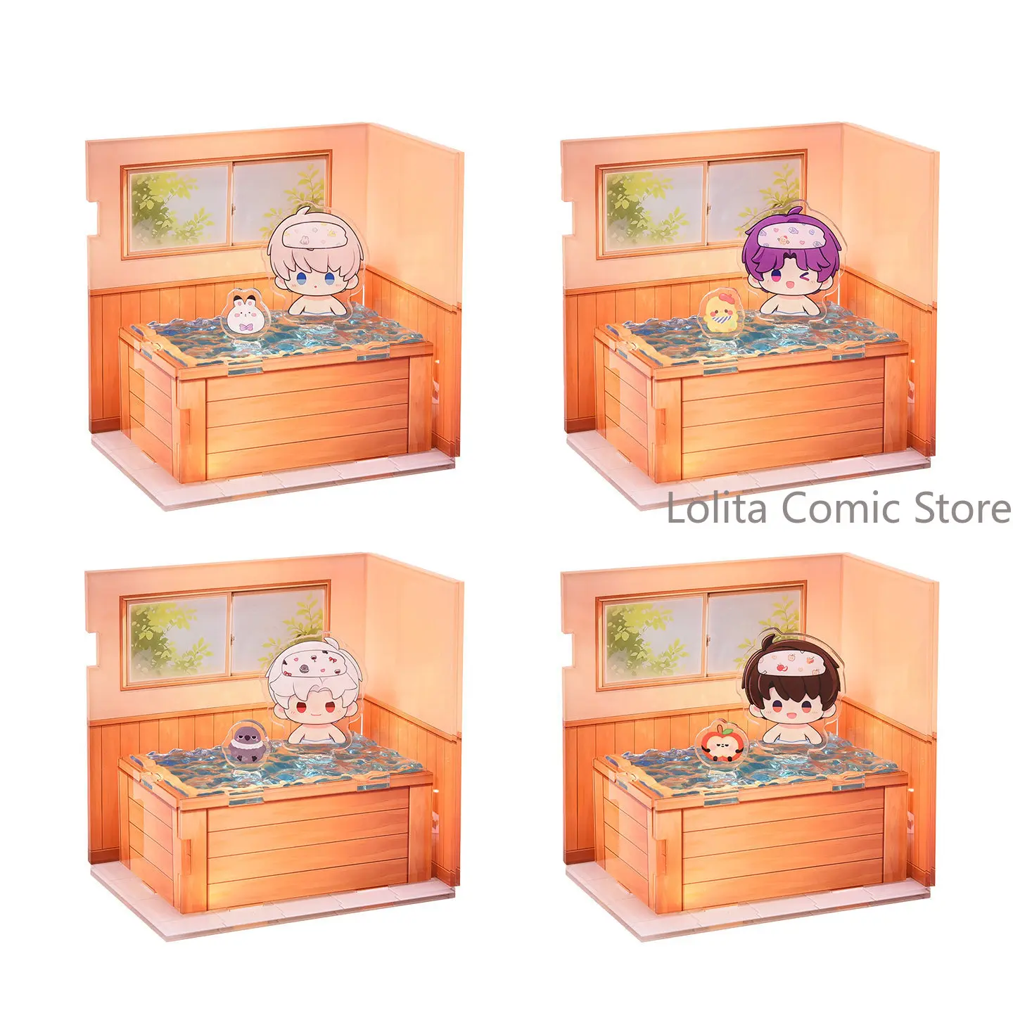 Anime New Love and Deepspace Rafayel Sylus Zayne Cosplay hot spring bathing Acrylic small night light ornament Accessories Gift
Anime New Love and Deepspace Rafayel Sylus Zayne Cosplay hot spring bathing Acrylic small night light ornament Accessories Gift