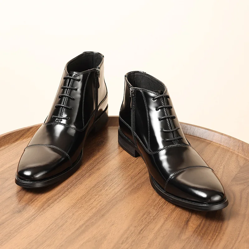 Men's leather boots, high top shoes, men's cowhide production, European style, plus size handmade men's boots
Men's leather boots, high top shoes, men's cowhide production, European style, plus size handmade men's boots