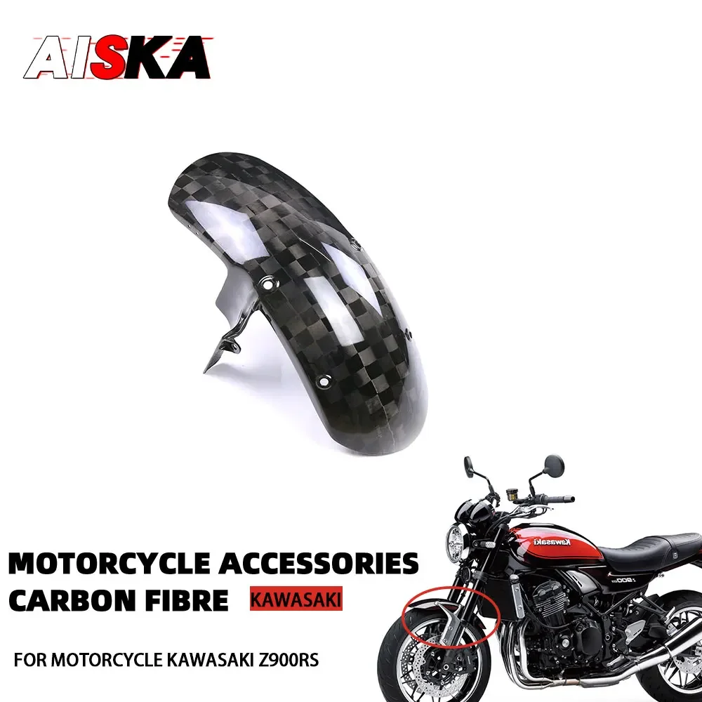 100% Full Pure Carbon Fiber Motorcycle Front Fender Hugger Mudguard Splash Guard Fairings For Kawasaki Z900RS 2018 - 2023 2024
100% Full Pure Carbon Fiber Motorcycle Front Fender Hugger Mudguard Splash Guard Fairings For Kawasaki Z900RS 2018 - 2023 2024