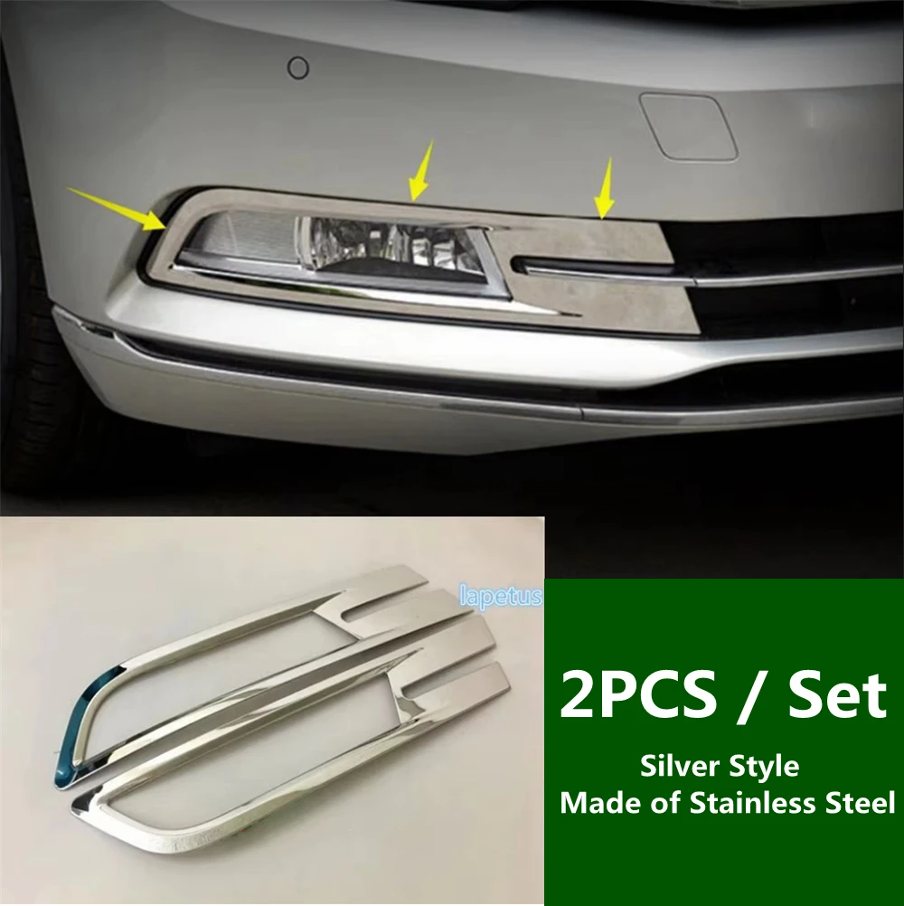 Stainless Steel Front Bumper Fog Light Lamp Decoration Frame Cover Trim For Volkswagen Passat B8 2016 2017 2018 Car Accessories
Stainless Steel Front Bumper Fog Light Lamp Decoration Frame Cover Trim For Volkswagen Passat B8 2016 2017 2018 Car Accessories