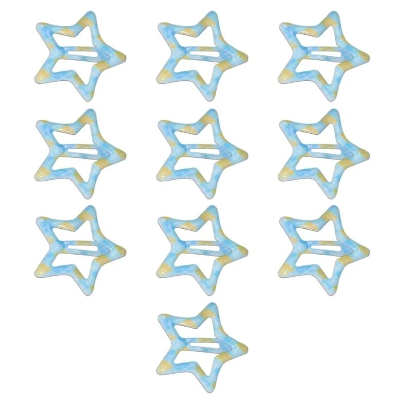 652F 10pack Star Lattice Print Hair Pin Teenagers Hair Clip Vintage Styles Hairpin for Women and Teens 
652F 10pack Star Lattice Print Hair Pin Teenagers Hair Clip Vintage Styles Hairpin for Women and Teens