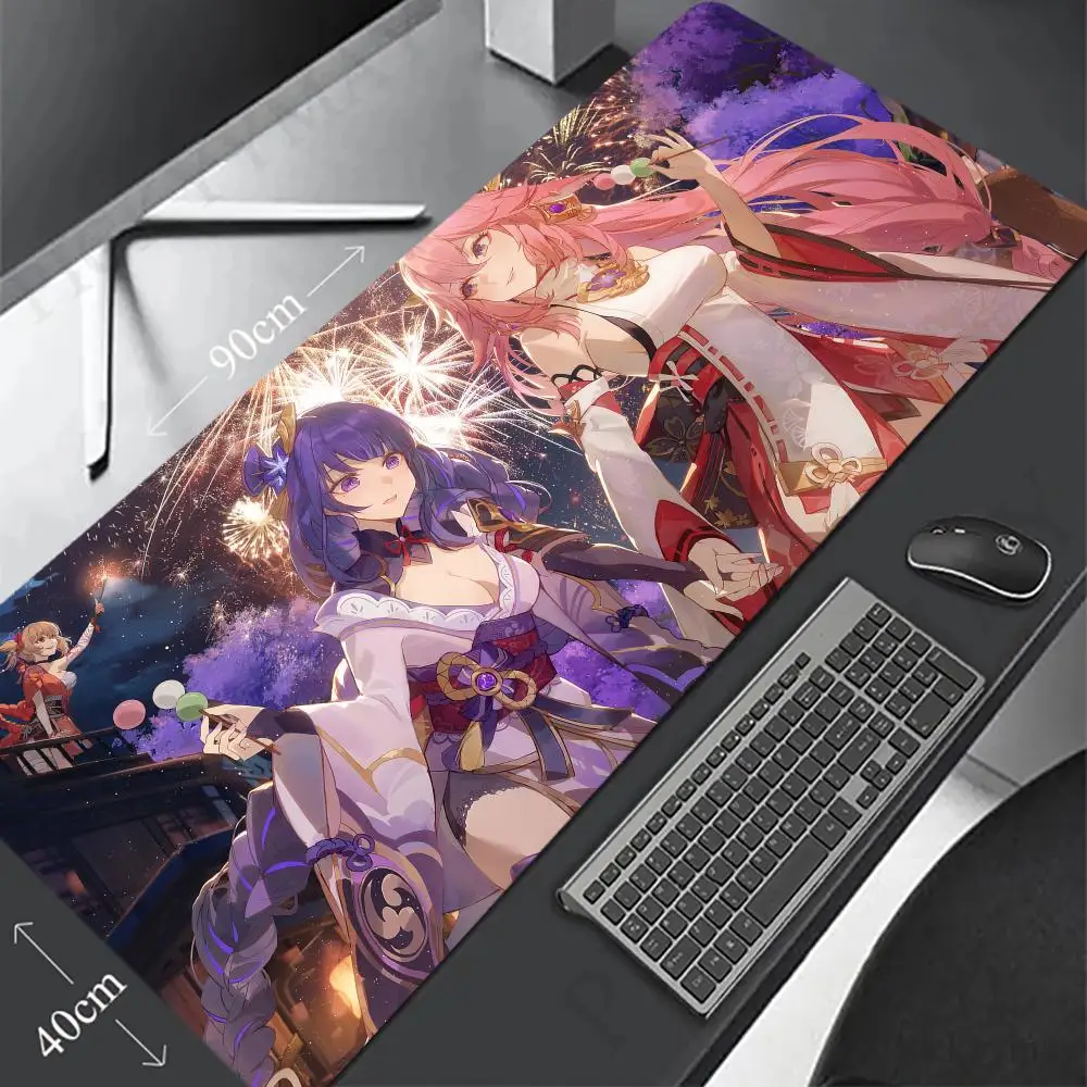 Genshin Impact Raiden Shogun Non-slip Mat Mousepad Gamer Offices Accessories Mouse Pad for Computer Mouse Gaming Mats Office Rug
Genshin Impact Raiden Shogun Non-slip Mat Mousepad Gamer Offices Accessories Mouse Pad for Computer Mouse Gaming Mats Office Rug