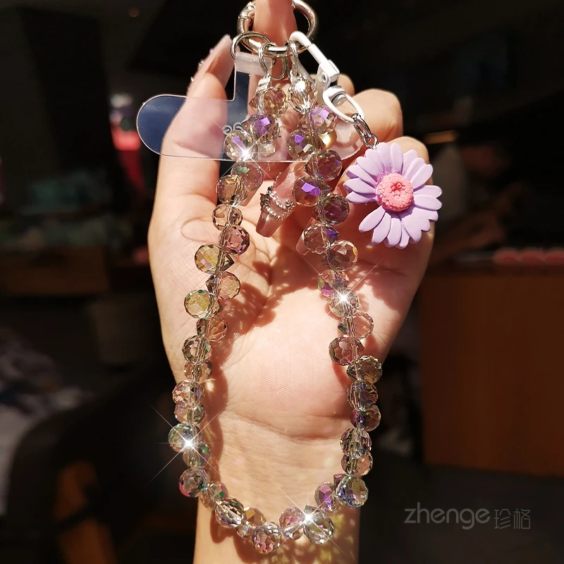Water Droplet Crystal Mobile Phone Chain Pendant, Women's Exquisite Handmade Bead Chain Decoration, High-end Wrist Short Design
Water Droplet Crystal Mobile Phone Chain Pendant, Women's Exquisite Handmade Bead Chain Decoration, High-end Wrist Short Design