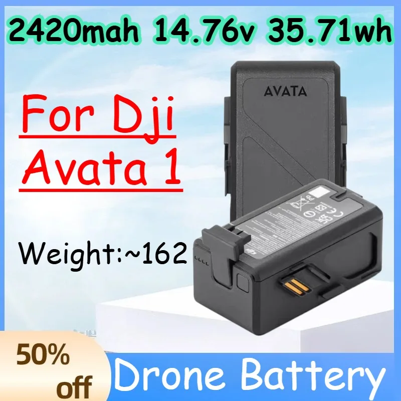 Аккумулятор для дрона 2420 мАч 14.76В 35.71Втч для DJI Avata 1, сменная батарея для зарядки, аксессуары для дронов
Аккумулятор для дрона 2420 мАч 14.76В 35.71Втч для DJI Avata 1, сменная батарея для зарядки, аксессуары для дронов