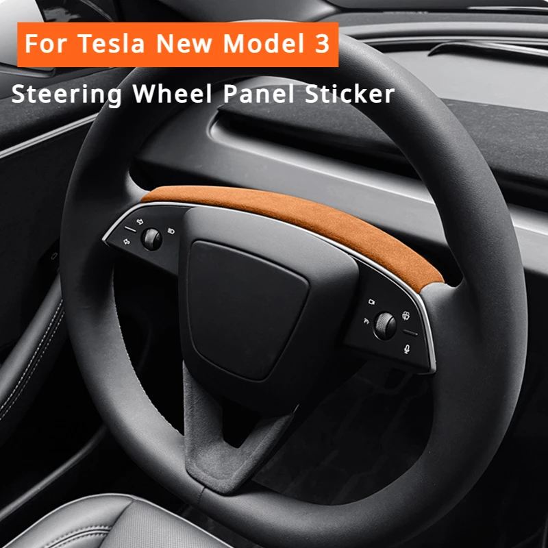 Car Steering Wheel Panel Sticker for Tesla New Model 3 Suede Car Steering Wheel Panel Protection Decal for Tesla New Model 3
Car Steering Wheel Panel Sticker for Tesla New Model 3 Suede Car Steering Wheel Panel Protection Decal for Tesla New Model 3