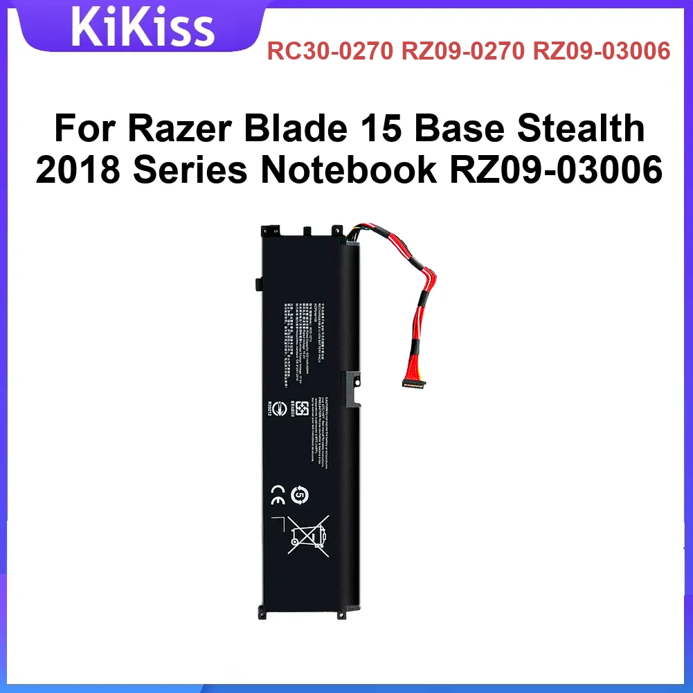 Аккумулятор 4221 мАч для ноутбука Razer Blade Stealth 15 2018 RZ09-03006 RZ09-0270 RZ09-02705E75-R3U1 
Аккумулятор 4221 мАч для ноутбука Razer Blade Stealth 15 2018 RZ09-03006 RZ09-0270 RZ09-02705E75-R3U1