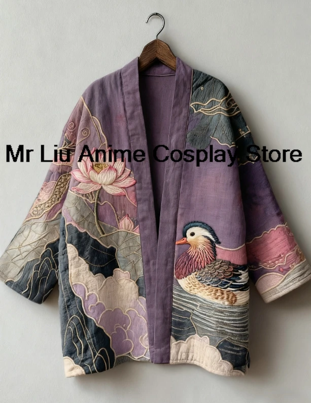 Adult Kimono Cardigan Jacket Vintage Printed Half Sleeve Bathrobe Yukata Haori Loose Casual Male Shirt Outwear Coat
Adult Kimono Cardigan Jacket Vintage Printed Half Sleeve Bathrobe Yukata Haori Loose Casual Male Shirt Outwear Coat