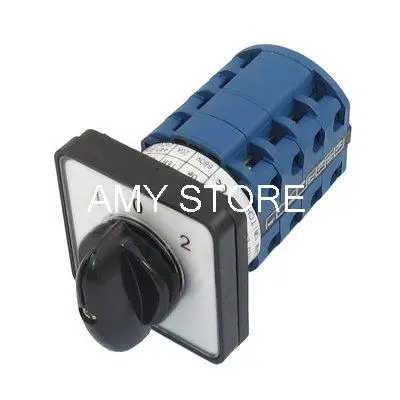 Electric (1-0-2) 3 Position 16 Terminals Rotary Cam Changeover Switch 660V 20A SZW26-20/D404.4
Electric (1-0-2) 3 Position 16 Terminals Rotary Cam Changeover Switch 660V 20A SZW26-20/D404.4