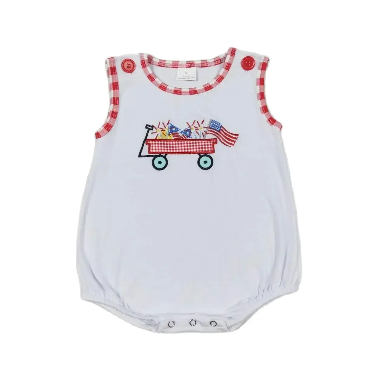 SR1078 Fashionable, Comfortable Baby Boy Clothes Embroidery Fireworks Flag Trolley Print With Jumpsuit Children Clothes
SR1078 Fashionable, Comfortable Baby Boy Clothes Embroidery Fireworks Flag Trolley Print With Jumpsuit Children Clothes