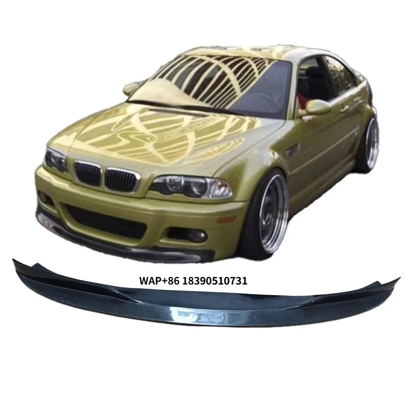 All Years M-Tech Carbon Fiber Fibre Front Bumper Lip for E46 M3 Bumper M MT Style Sport Coupe
All Years M-Tech Carbon Fiber Fibre Front Bumper Lip for E46 M3 Bumper M MT Style Sport Coupe
