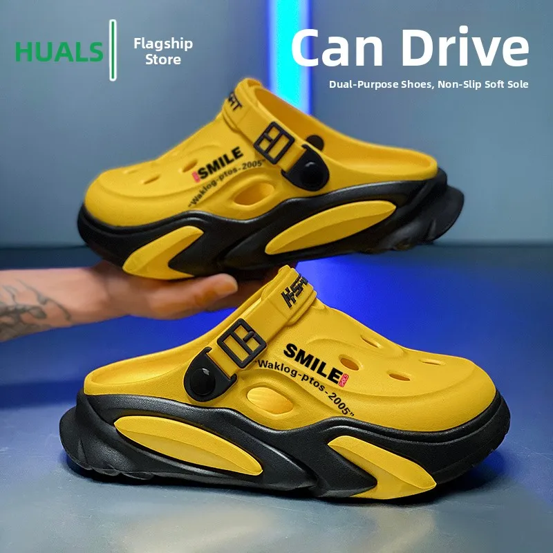 Men's Summer Outdoor Sandals Anti-slip Thick Bottom Breathable Driving Shoes Big Size Beach Slippers EVA Comfortable Flats
Men's Summer Outdoor Sandals Anti-slip Thick Bottom Breathable Driving Shoes Big Size Beach Slippers EVA Comfortable Flats