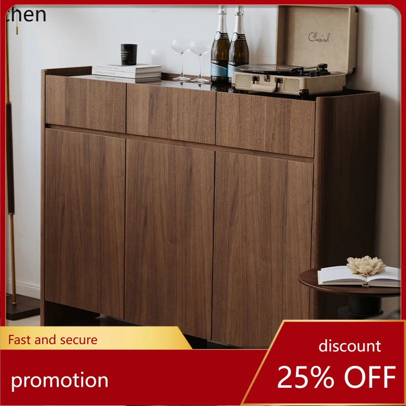 HXL Sideboard Cabinet Black Walnut Color Storage Drawer Organizer Sliding Door Cabinet
HXL Sideboard Cabinet Black Walnut Color Storage Drawer Organizer Sliding Door Cabinet