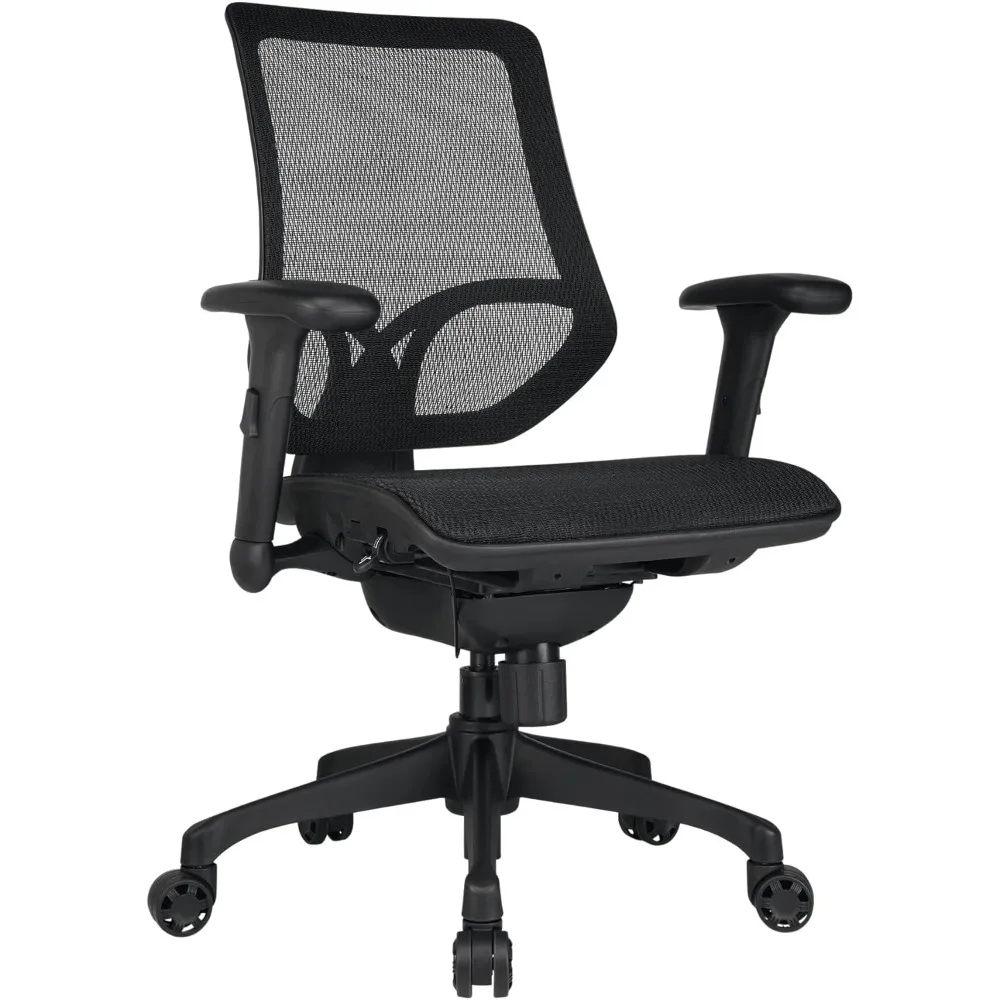 1000 Series Ergonomic Mesh/Mesh Mid-Back Task Office Chair, Black/Black, BIFMA Compliant
1000 Series Ergonomic Mesh/Mesh Mid-Back Task Office Chair, Black/Black, BIFMA Compliant