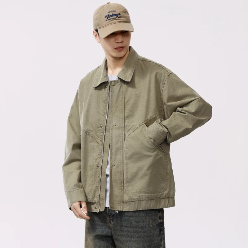 Men Vintage Fashion Streetwear Loose Casual Cargo Jacket Cityboy Spring Autumn Plus Size Track Bomber Jacket Coat Outerwear
Men Vintage Fashion Streetwear Loose Casual Cargo Jacket Cityboy Spring Autumn Plus Size Track Bomber Jacket Coat Outerwear
