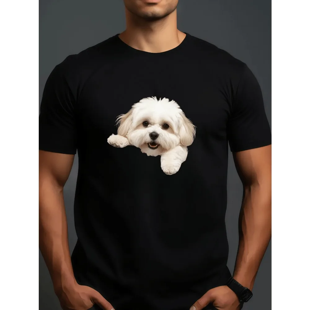 Men'S Casual Short-Sleeve T-Shirt - Breathable Summer Round-Neck T-Shirt with a Trendy 'Dog' Graphic Print, Machine Washable,
Men'S Casual Short-Sleeve T-Shirt - Breathable Summer Round-Neck T-Shirt with a Trendy 'Dog' Graphic Print, Machine Washable,