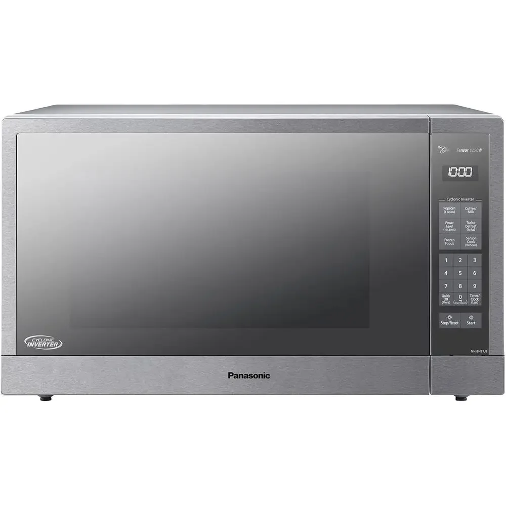 Microwave Oven, Stainluntertop/Built-In Cyclonic Wave with Inverter Technology and Sensor, 2.2 Cu. t, 1250W, NN-SN97JS (Silver)
Microwave Oven, Stainluntertop/Built-In Cyclonic Wave with Inverter Technology and Sensor, 2.2 Cu. t, 1250W, NN-SN97JS (Silver)