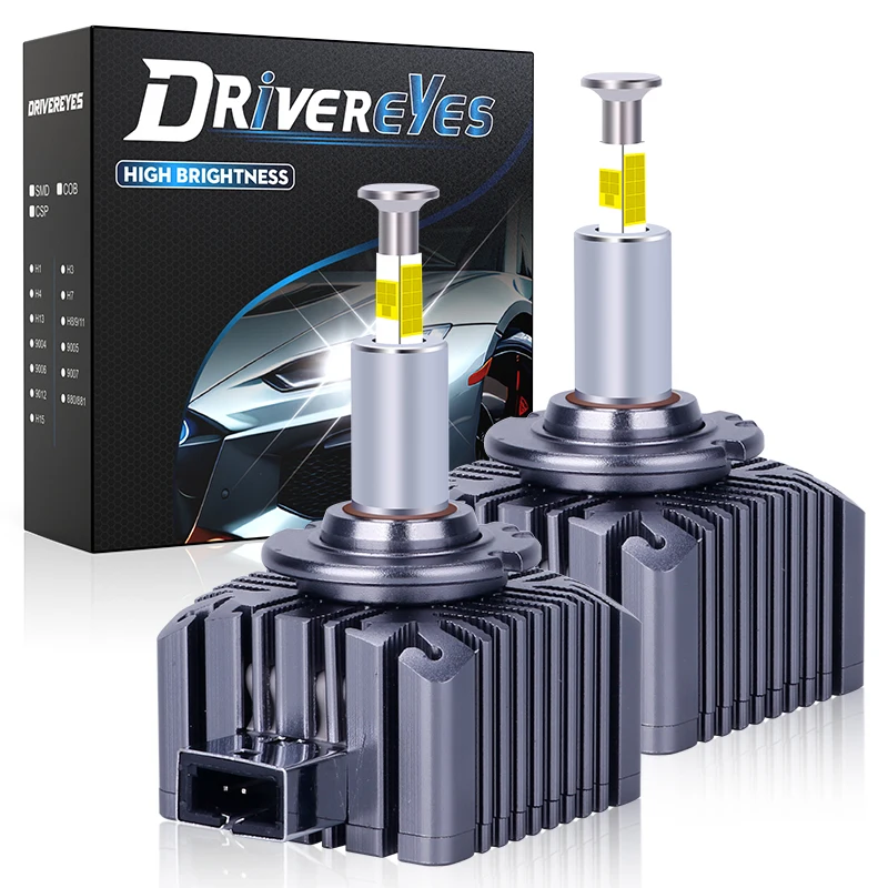 D SERIES D1S D3S LED Car Headlight Bulbs 360 CSP Chips D2S D2R D4S D4R D5S D8S 6000K 70W Auto Lamp Plug&Play HID Conversion Kits
D SERIES D1S D3S LED Car Headlight Bulbs 360 CSP Chips D2S D2R D4S D4R D5S D8S 6000K 70W Auto Lamp Plug&Play HID Conversion Kits