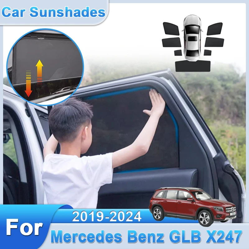 Auto Full Coverage Mesh Sunshade For Mercedes Benz GLB X247 2019-2024 Sunscreen Shade Magnetic Sun Visor Car Tools Accessories
Auto Full Coverage Mesh Sunshade For Mercedes Benz GLB X247 2019-2024 Sunscreen Shade Magnetic Sun Visor Car Tools Accessories