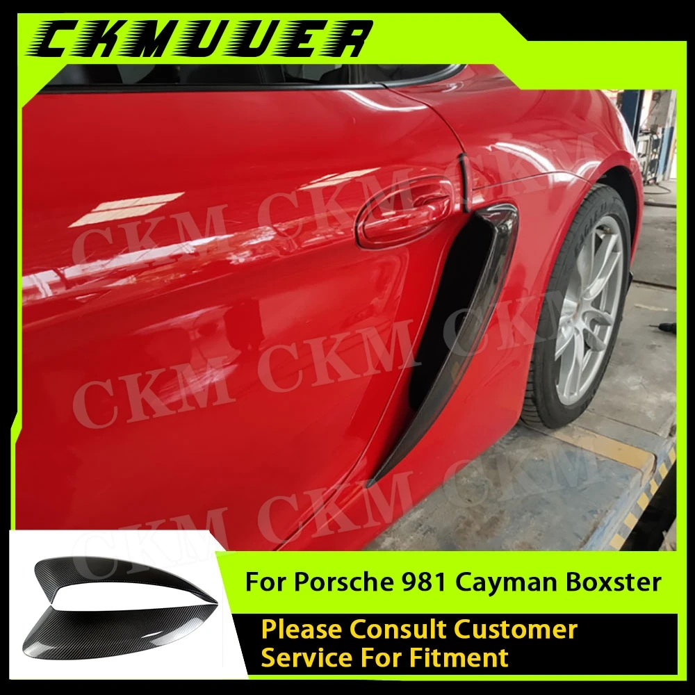 Carbon Fiber Bodykits Car Door Side Fender Vents Trims Frame Decoration Cover Auto For Porsche 981 Cayman Boxster 2013 2014 2015
Carbon Fiber Bodykits Car Door Side Fender Vents Trims Frame Decoration Cover Auto For Porsche 981 Cayman Boxster 2013 2014 2015