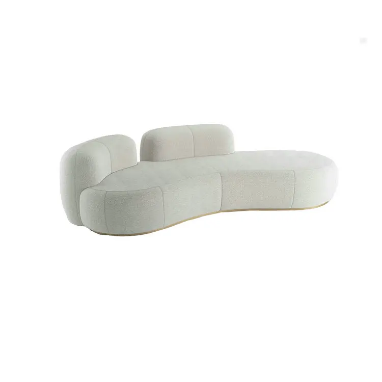 #Italian Modern Luxury Sofa LivingRoom Furniture Nordic Moon Curved Designer Three Seat Couch Hotel Apartment Velvet Fabric Sofa
#Italian Modern Luxury Sofa LivingRoom Furniture Nordic Moon Curved Designer Three Seat Couch Hotel Apartment Velvet Fabric Sofa