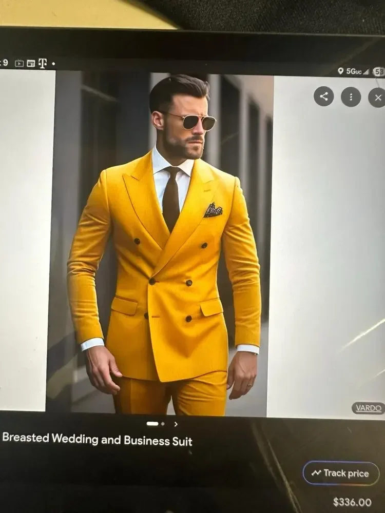 Повседневные мужские свадебные костюмы с остроконечными лацканами, двубортные желтые смокинги для жениха, вечерний пиджак для жениха, брюки на заказ 
Повседневные мужские свадебные костюмы с остроконечными лацканами, двубортные желтые смокинги для жениха, вечерний пиджак для жениха, брюки на заказ