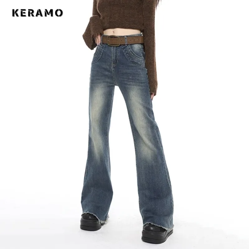 Korean Vintage High Waist High Street Style Blue Straight Jeans Pants Women's Fashion Wide Leg Baggy Y2K Long Denim Trouser
Korean Vintage High Waist High Street Style Blue Straight Jeans Pants Women's Fashion Wide Leg Baggy Y2K Long Denim Trouser