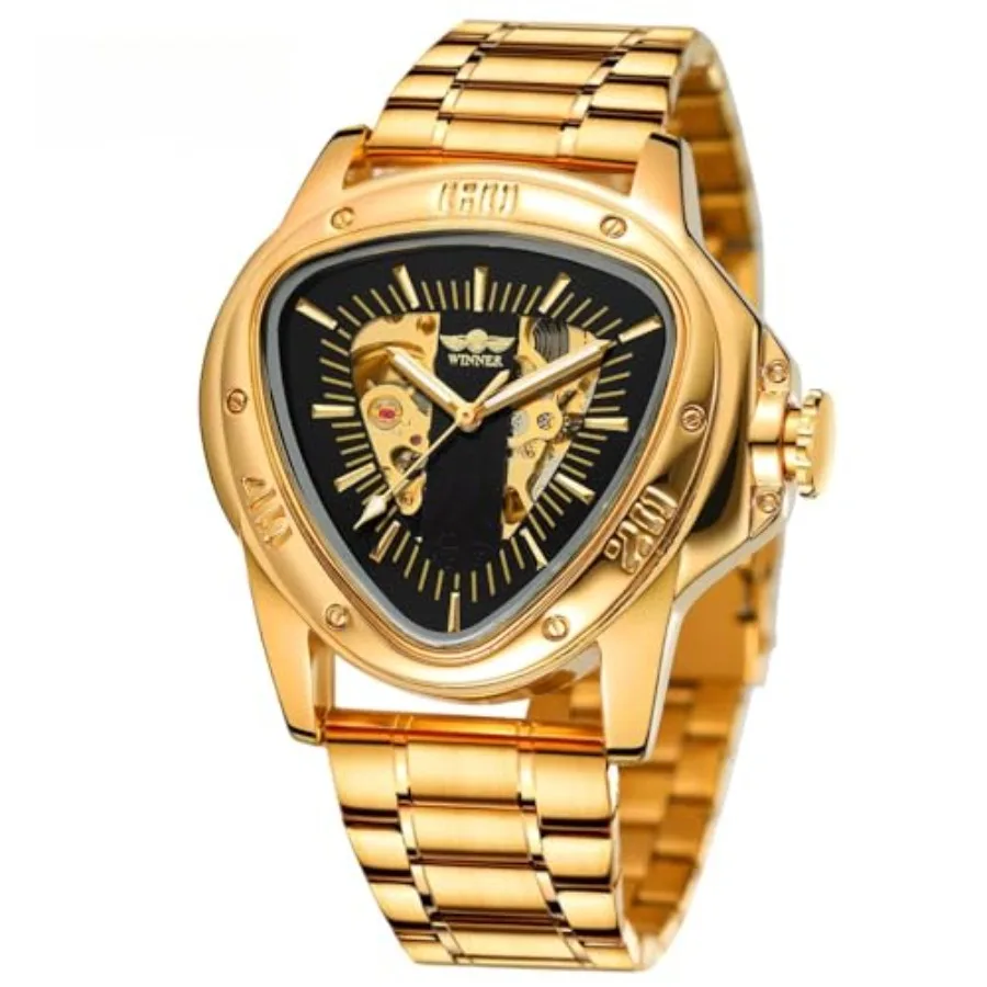 Men's Automatic Watches for Men Luxury Top Brand Hollow Triangle Male Mechanical Wristwatches Skeleton Waterproof
Men's Automatic Watches for Men Luxury Top Brand Hollow Triangle Male Mechanical Wristwatches Skeleton Waterproof